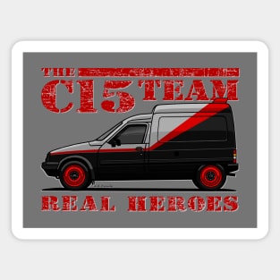 The van of the real heroes! Magnet